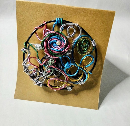 Brooches - Aluminum wire